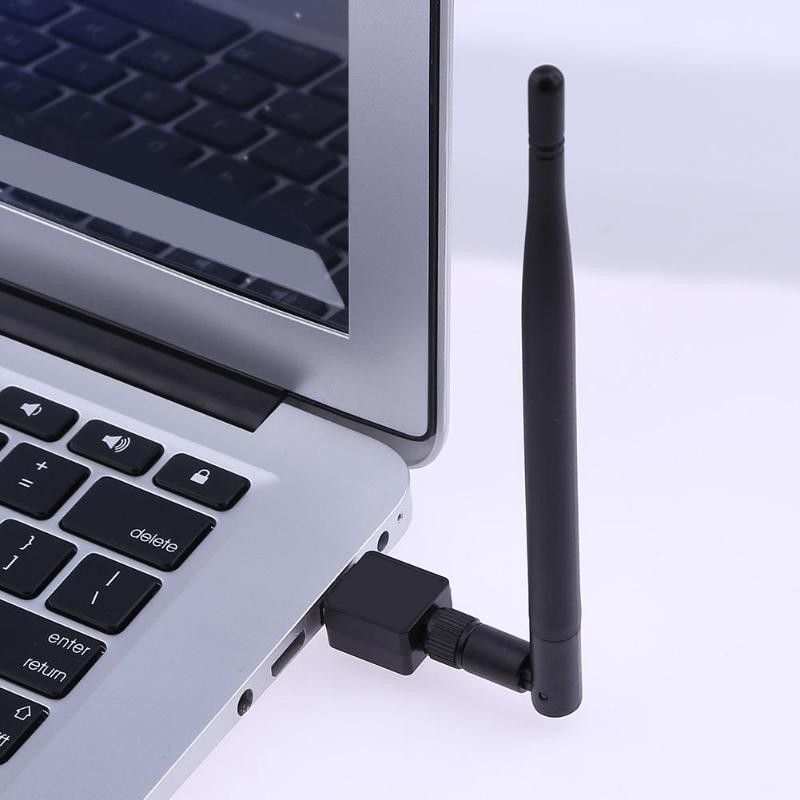 Adaptor wireless 150Mbps, USB 2.0, antena 2dBi RP-SMA detasabila - imagine 10